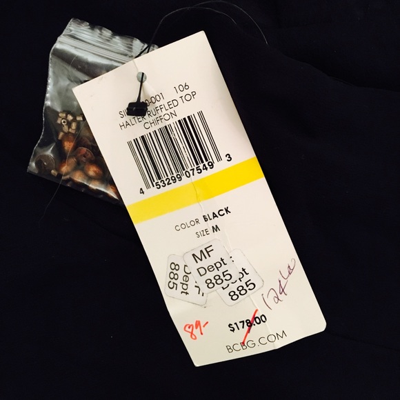 [Brand New with Tags] BCBG Chiffon Halter … - Picture 3 of 3